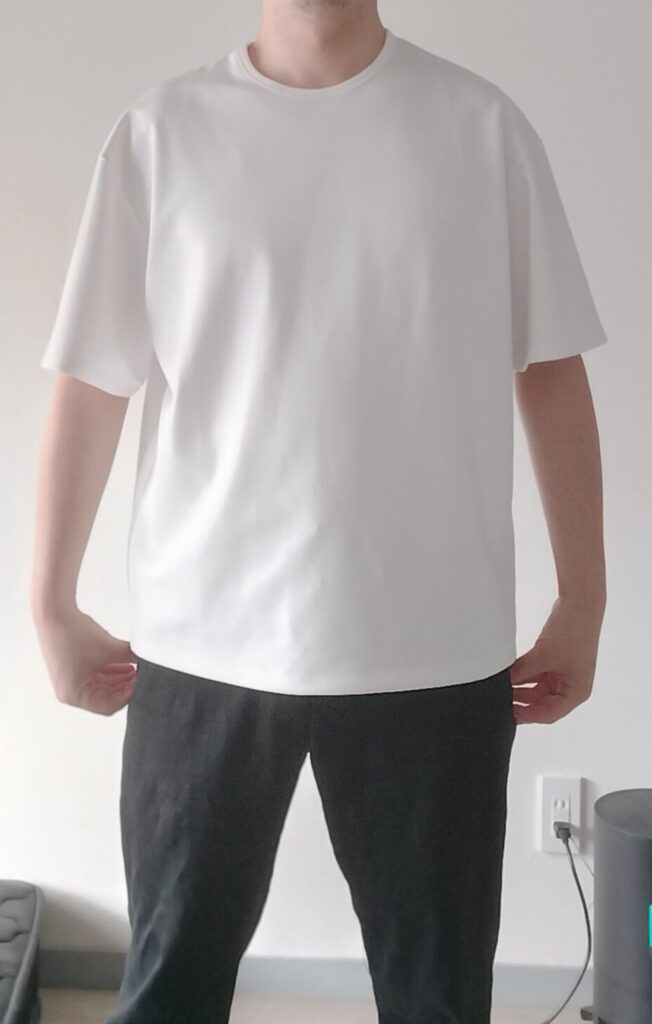cov オーバーサイズ・ボックスTシャツ 着てみた